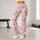 Blush Pink Daisies For Yoga, Pilates, Errands, And Everyday Casual Wear Leggings - 10