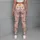 Blush Pink Daisies For Yoga, Pilates, Errands, And Everyday Casual Wear Leggings - 6