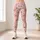 Blush Pink Daisies For Yoga, Pilates, Errands, And Everyday Casual Wear Leggings - 4