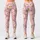 Blush Pink Daisies For Yoga, Pilates, Errands, And Everyday Casual Wear Leggings - 3