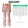 Blush Pink Daisies For Yoga, Pilates, Errands, And Everyday Casual Wear Leggings - 7