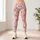 Blush Pink Daisies For Yoga, Pilates, Errands, And Everyday Casual Wear Leggings - 6