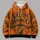 Vintage Salem Broom Co. Halloween Keepsake for Autumn Night Celebrations All-over Print Hoodie (Lightweight) - 4
