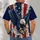 Bald Eagle And Distressed American Flag For Fourth Of July Celebrations And Patriotic Events All-over Print Unisex T-shirt - 6