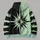 Split Black and Mint Starburst for Modern Streetwear and Casual Everyday Commuting All-over Print Hoodie (Lightweight) - 5
