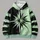 Split Black and Mint Starburst for Modern Streetwear and Casual Everyday Commuting All-over Print Hoodie (Lightweight) - 4