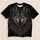 Engraved Wolf and Nordic Knotwork for Gothic Folklore Fans and Night Out Style All-over Print Unisex T-shirt - 1