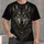 Engraved Wolf and Nordic Knotwork for Gothic Folklore Fans and Night Out Style All-over Print Unisex T-shirt - 4