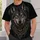 Engraved Wolf and Nordic Knotwork for Gothic Folklore Fans and Night Out Style All-over Print Unisex T-shirt - 5