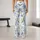 Sky Blue Blossoms And Fresh Green Leaves For Yoga, Pilates, And Everyday Wellness Leggings - 10
