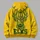 Elk Head with Football Between Antlers for Autumn Game Day and Outdoor Fans All-over Print Hoodie (Lightweight) - 5