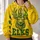 Elk Head with Football Between Antlers for Autumn Game Day and Outdoor Fans All-over Print Hoodie (Lightweight) - 2