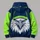 Fierce Eagle Mascot in Lime Cap for Football Game Day and Casual Weekend Wear All-over Print Hoodie (Lightweight) - 5