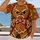 Angry Gingerbread Man Christmas Party Style for Holiday Baking and Festive Gatherings All-over Print Unisex T-shirt - 2