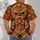 Angry Gingerbread Man Christmas Party Style for Holiday Baking and Festive Gatherings All-over Print Unisex T-shirt - 6