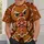 Angry Gingerbread Man Christmas Party Style for Holiday Baking and Festive Gatherings All-over Print Unisex T-shirt - 5