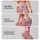 Coral Heart And Floral Motifs For Yoga, Pilates, Travel And Everyday Wear Leggings - 2