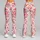 Coral Heart And Floral Motifs For Yoga, Pilates, Travel And Everyday Wear Leggings - 9