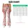 Coral Heart And Floral Motifs For Yoga, Pilates, Travel And Everyday Wear Leggings - 7