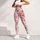 Coral Heart And Floral Motifs For Yoga, Pilates, Travel And Everyday Wear Leggings - 5