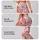 Coral Heart And Floral Motifs For Yoga, Pilates, Travel And Everyday Wear Leggings - 2
