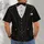 Black Tuxedo Waistcoat With Gold Trim For Weddings And Formal Banquets All-over Print Unisex T-shirt - 6
