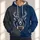 Stag Head and Football Shield for Autumn Game Days and Casual Wear All-over Print Hoodie (Lightweight) - 1