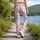 Soft Pink Hearts for Yoga, Pilates, and Sweet Everyday Activewear Style for Women Leggings - 12