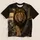 Regal Crowned Lion Amid Ancient Ruins for Outdoor Adventure and Everyday Wear All-over Print Unisex T-shirt - 1