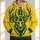 Elk Head and Football Antlers for Autumn Game Day and Casual Outdoor Wear All-over Print Hoodie (Lightweight) - 1