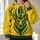 Elk Head and Football Antlers for Autumn Game Day and Casual Outdoor Wear All-over Print Hoodie (Lightweight) - 2