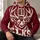 Elk Head And Football Antlers For Autumn Game Day And Casual Fan Style All-over Print Hoodie (Lightweight) - 6