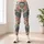 Tropical Palm Leaves and Pink Hibiscus for Yoga, Pilates and Resort Days Leggings - 4