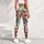 Tropical Palm Leaves and Pink Hibiscus for Yoga, Pilates and Resort Days Leggings - 6