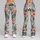 Tropical Palm Leaves and Pink Hibiscus for Yoga, Pilates and Resort Days Leggings - 9