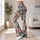 Tropical Palm Leaves and Pink Hibiscus for Yoga, Pilates and Resort Days Leggings - 12