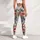 Tropical Palm Leaves and Pink Hibiscus for Yoga, Pilates and Resort Days Leggings - 4