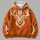 Elk Antlers and Football for Autumn Game Day and Casual Weekend Outdoor Wear All-over Print Hoodie (Lightweight) - 4