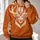 Elk Antlers and Football for Autumn Game Day and Casual Weekend Outdoor Wear All-over Print Hoodie (Lightweight) - 2