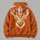 Elk Antlers and Football for Autumn Game Day and Casual Weekend Outdoor Wear All-over Print Hoodie (Lightweight) - 5