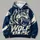Fierce Wolf Biting Football for Game Day, Tailgates and Casual Weekend Wear Fans All-over Print Hoodie (Lightweight) - 4