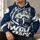 Fierce Wolf Biting Football for Game Day, Tailgates and Casual Weekend Wear Fans All-over Print Hoodie (Lightweight) - 6