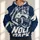 Fierce Wolf Biting Football for Game Day, Tailgates and Casual Weekend Wear Fans All-over Print Hoodie (Lightweight) - 1