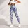 Blue White Wildflower Blooms for Yoga Pilates and Everyday Wear Leggings - 4