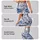 Blue White Wildflower Blooms for Yoga Pilates and Everyday Wear Leggings - 8