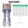 Blue White Wildflower Blooms for Yoga Pilates and Everyday Wear Leggings - 7