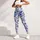 Blue White Wildflower Blooms for Yoga Pilates and Everyday Wear Leggings - 6