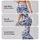 Blue White Wildflower Blooms for Yoga Pilates and Everyday Wear Leggings - 2