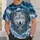 Aurora Wolf And Tree Of Life For Bohemian Woodland Lovers And Winter Days All-over Print Unisex T-shirt - 5