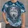 Aurora Wolf And Tree Of Life For Bohemian Woodland Lovers And Winter Days All-over Print Unisex T-shirt - 4
